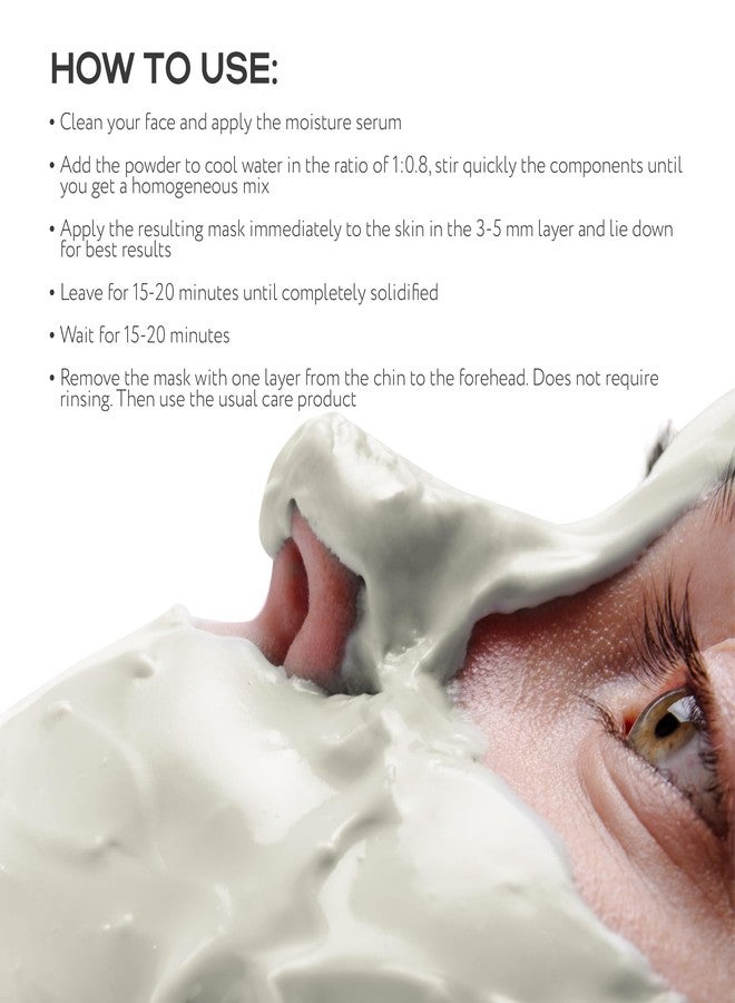 NSC Name Skin Care Alginate Powder Face Mask with Niacinamide and Peptide Complex - 2.2lb, 40 Applications - Peel Off Korean Beauty Natural Fascial Skincare - Hydrating Moisturizing Exfoliating Kit - Image 4